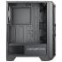 ABKONCORE H250X Premium 4x120mm Fixed Spectrum Colors Fan Tempered Glass Mid Tower& Front Full Mesh Design Case