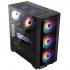 ABKONCORE H450X Fixed Spectrum Colors Front 3X 140mm Fan &120mm Rear Fixed Spectrum Fan Tempered Glass Case