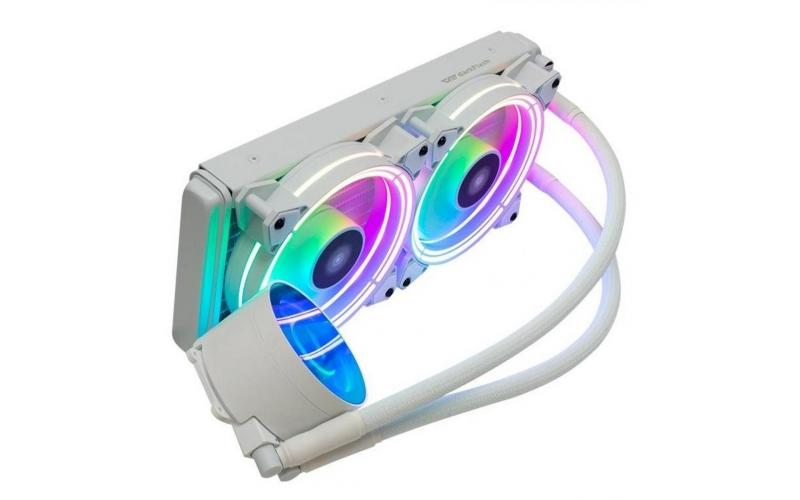 Aigo DarkFlash Symphony TR-240 ARGB LED 240mm AIO Liquid Cooler - White
