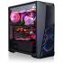 Cooler Master MasterBox K501L ARGB Black Mid Tower Tempered Glass Gaming Case + Elite V4 600W 80+ White Pre-Installed PSU