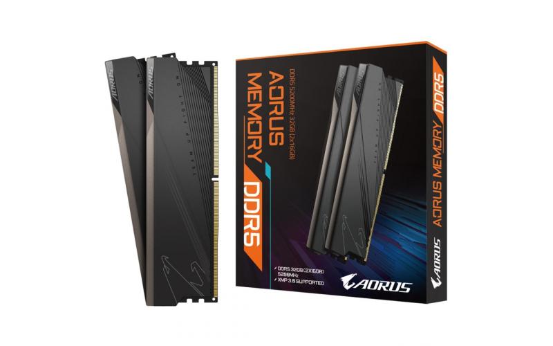 GIGABYTE AORUS Memory DDR5 32GB (2x16GB) 5200MHz-CL40 Desktop Memory