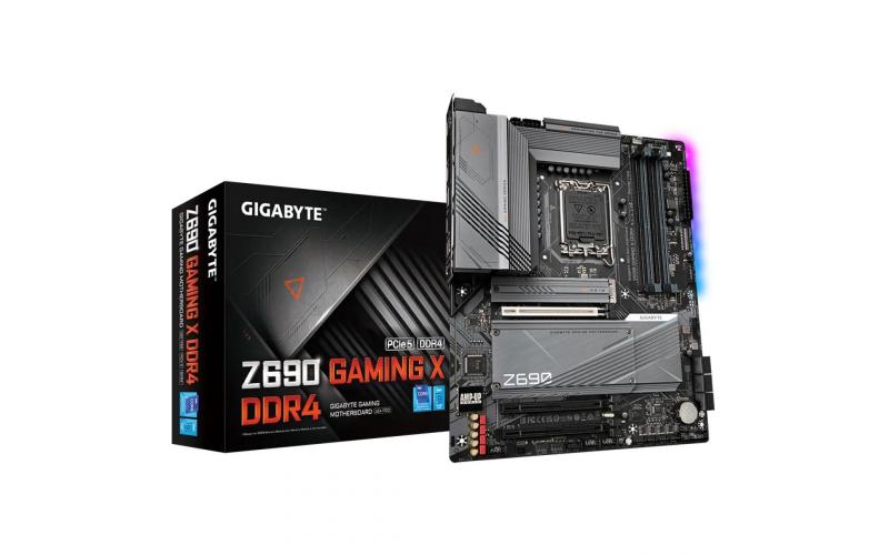 GIGABYTE Z690 GAMING X DDR4 LGA 1700, Intel 12th,ATX Motherboard ,M.2, PCIe 5.0, USB 3.2 Gen2X2 Type-C,2.5GbE LAN