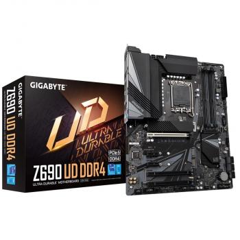 GIGABYTE Z690 UD DDR4 LGA 1700, Intel 12th,ATX Motherboard ,M.2, PCIe 5.0, USB 3.2 Gen2X2 Type-C,2.5GbE LAN