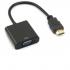 HDMI to VGA (Male to Female) Adapter With Audio