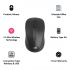 HP S500 Wireless Optical Mouse,1000DPI ,Wireless 2.4GHz Connectivity