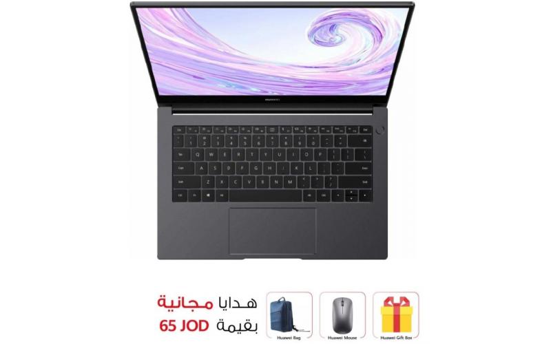 HUAWEI MateBook (2020) 14\'\' 2K (2160*1440) IPS 11th Gen Core i5-1135G7 ,8GB RAM DDR4 ,512GB M.2SSD NVMe, Intel® Iris® Xe Graphics W/ Finger Print Reader Windows 10 Home - Space GreyHUAWEI MateBook 14\'\' (2020) 11th Gen Core i5 2K Display Windows 10 Spa