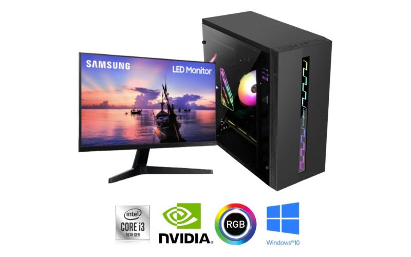 INTEL CORE I3 10100F // GTX 1650  // 8GB RAM // Samsung T350 24\'\' 75Hz - Gaming Build