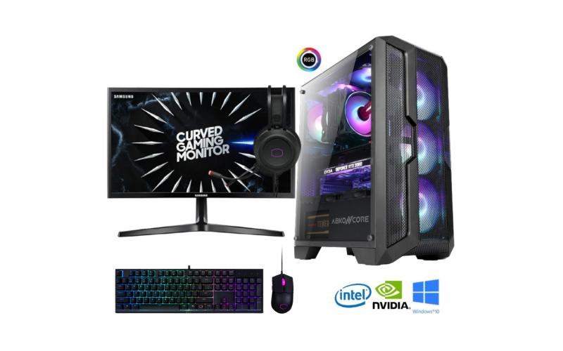 INTEL CORE I5 10400F // GTX 1660 Ti //16GB RAM // SAMSUNG C24RG5 24\