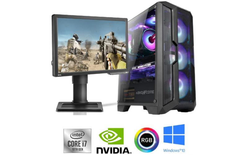 INTEL CORE i7 10700 // RTX 3050 // 16GB RAM // BENQ ZOWIE 24\'\' 144HZ - Custom PC