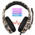 KUBITE 3.5mm Over-ear Wired Gaming Music Headset For Pc & Multiplatform w/ Omni-Directional Mic