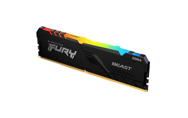 KingSton Fury Beast 8GB DDR4 3600MHz-CL17 RGB Desktop Memory