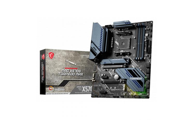 MSI MAG X570S TORPEDO MAX, AMD Ryzen AM4,PCIe4.0, USB 3.2, SATA 6Gb/s, ATX Gaming Motherboard