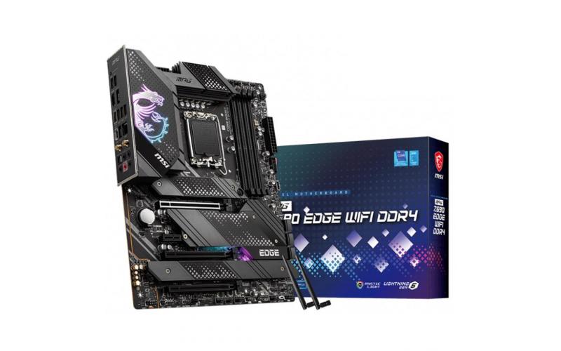MSI MPG Z690 EDGE WIFI LGA 1700, Intel 12th, DDR5 ATX Motherboard ,Quad M.2, PCIe 5.0, USB 3.2 Gen2X2 Type-C