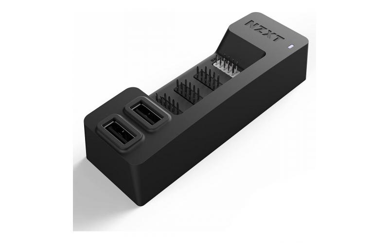 NZXT Internal USB Hub Expands 5 USB 2.0 Ports Molex Connection Plug and Play