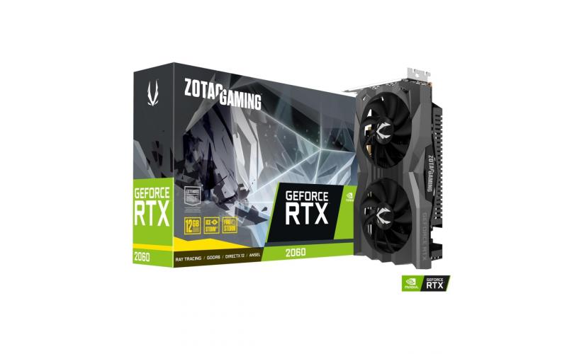 ZOTAC GAMING GeForce RTX 2060 Twin Fan 12GB GDDR6 - Graphics Card