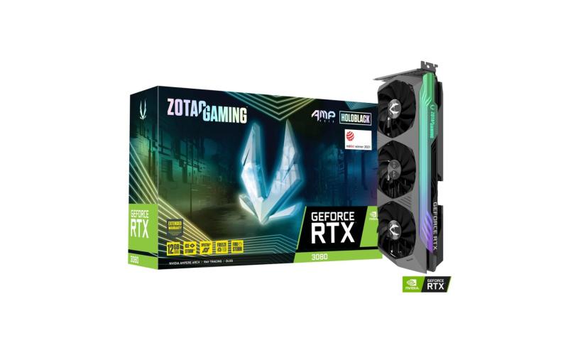 ZOTAC GAMING GeForce RTX 3080 AMP Holo 12GB GDDR6X 384-bit - Graphics Card