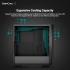 DeepCool CG560 Airflow Focused Mesh Tempered Glass w/ 4 Fans Pre-Installed - Black