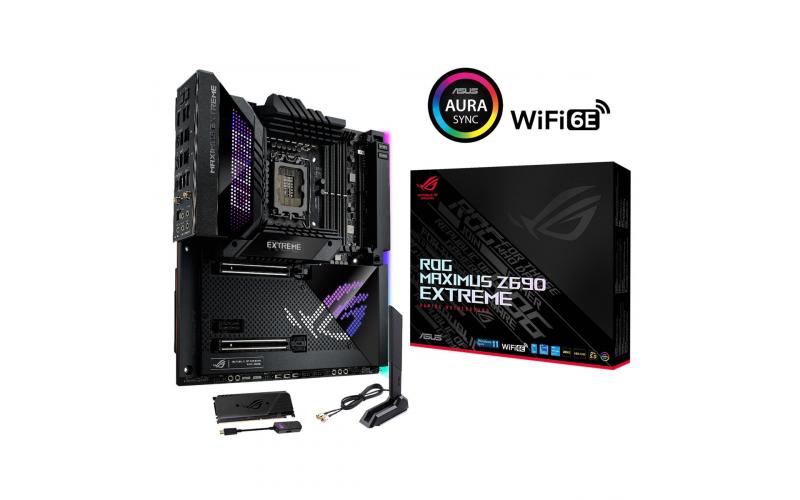 Asus ROG Maximus Z690 Extreme EATX 24+1 Power Stages PCIe 5.0, WiFi 6E Thunderbolt 4 Aura Sync