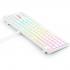 Redragon K539 Anubis RGB Mechanical Wire & Bluetooth & Wireless Low Profile Brown Switches - White
