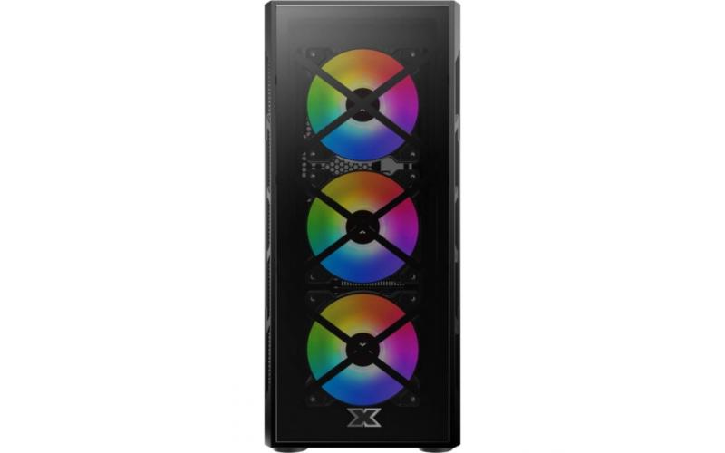 Xigmatek CoolBox Fixed RGB Fans Front & Left Tempered Glass Gaming Case