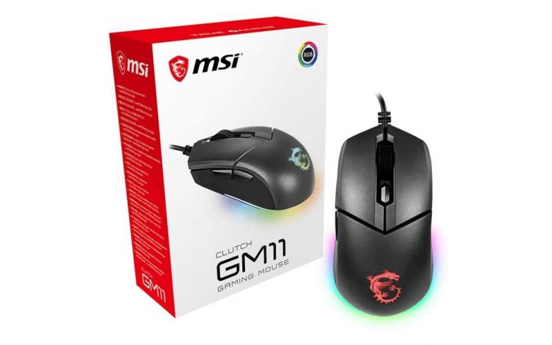 MSI Clutch GM11 Gaming 5000 Adjustable DPI RGB USB Gaming Grade Optical