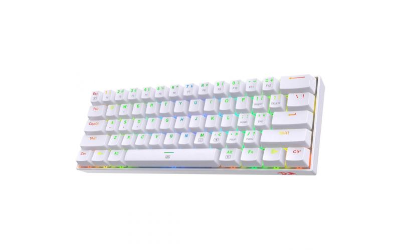 Redragon K630 RGB White Backlit 61 Keys Type-C Mechanical – Brown Switch