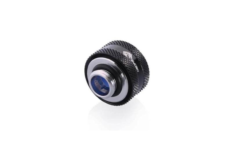 Bykski Anti-Off Rigid, Anti Release Of Hard Tube Fast joint 16mm OD Fitting, Black (B-FTHTJ-L16)