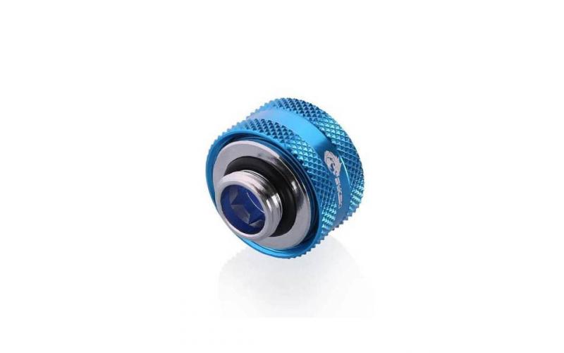 Bykski Anti-Off Rigid, Anti Release Of Hard Tube Fast joint 16mm OD Fitting, Blue (B-FTHTJ-L16)