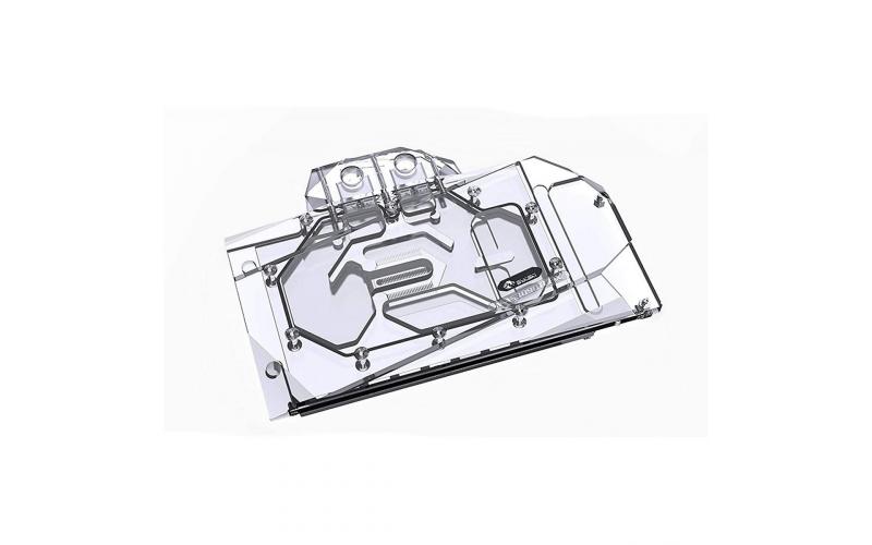 Bykski Full Coverage GPU Water Block and Backplate for ASUS TUF RTX 3090/3080 (N-AS3090TUF-X). 5v Addressable RGB (RBW) Transparent