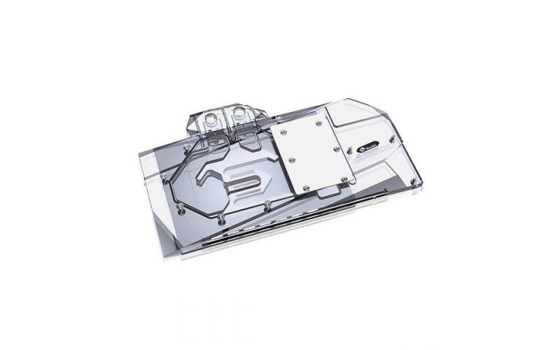 Bykski Full Coverage GPU Water Block and Backplate for MSI RTX 3080/3090 GAMING X TRIO (N-MS3090TRIO-X). 5v Addressable RGB (RBW) Transparent