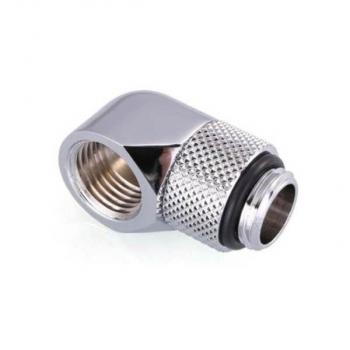 Bykski G 1/4in. Male to Female 90 Degree Rotary Elbow Fitting, Silver (B-RD90-X)