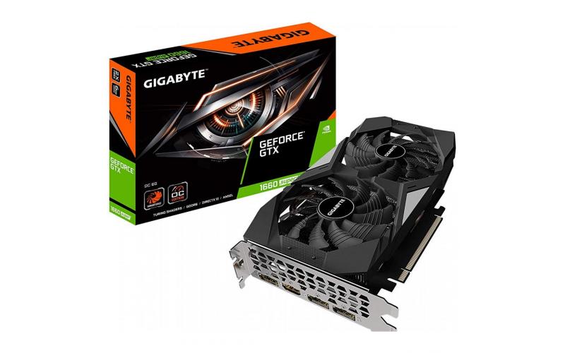 GIGABYTE NVIDIA GTX 1660 SUPER 6GB GDDR6 OC WINDFORCE 2X - Graphics Card