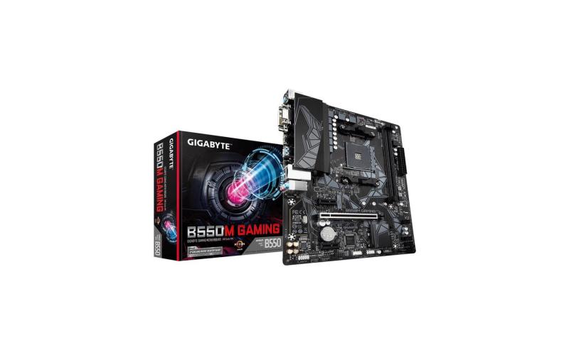 Gigabyte B550M Gaming AMD B550 M.2 Socket AM4 Micro ATX AMD Motherboard