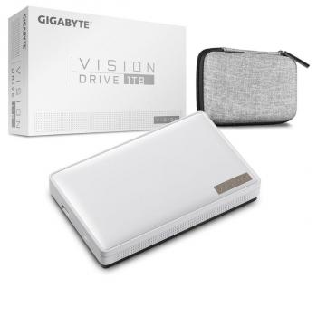 Gigabyte Vision Drive 1TB External USB Type-C SSD NVME (2000MB Read/Write) with USB3.2 Gen2x2 Expansion