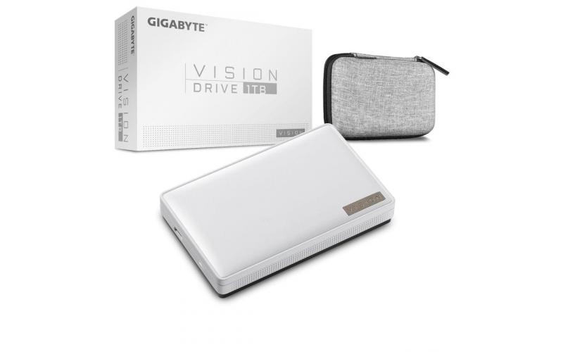 Gigabyte Vision Drive 1TB External USB Type-C SSD NVME (2000MB Read/Write) with USB3.2 Gen2x2 Expansion