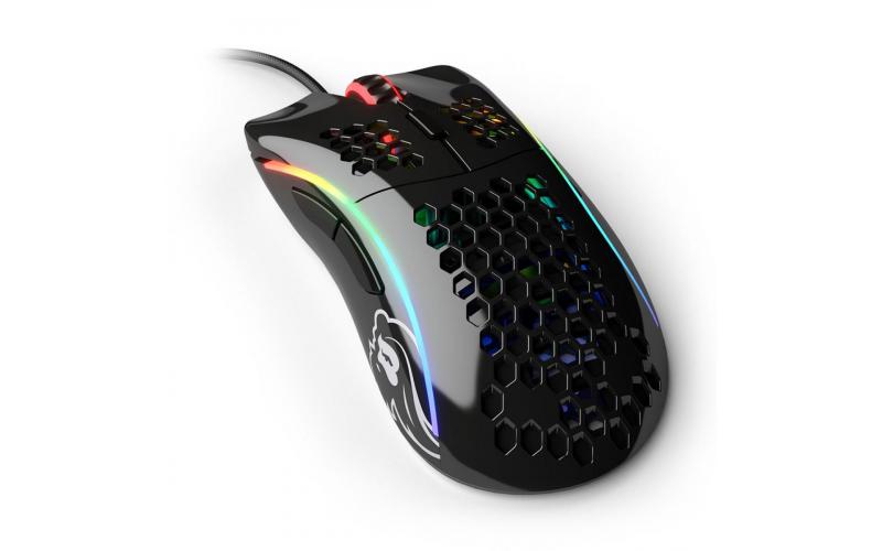 Glorious Model D (Glossy Black) Gaming Mouse 12000DPI  Pixart 3360 Optical Sensor RGB 69G