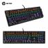 HP GK100F RGB Wired Gaming Mechanical Black Keyboard - Blue Switch