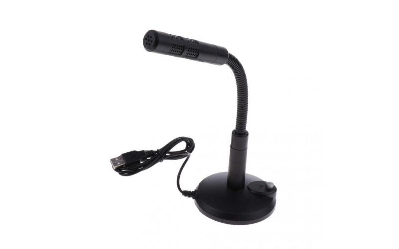 USB Desktop Microphone M-309 Good Sound Quality Noise Reduction Multi-Angle Microphone