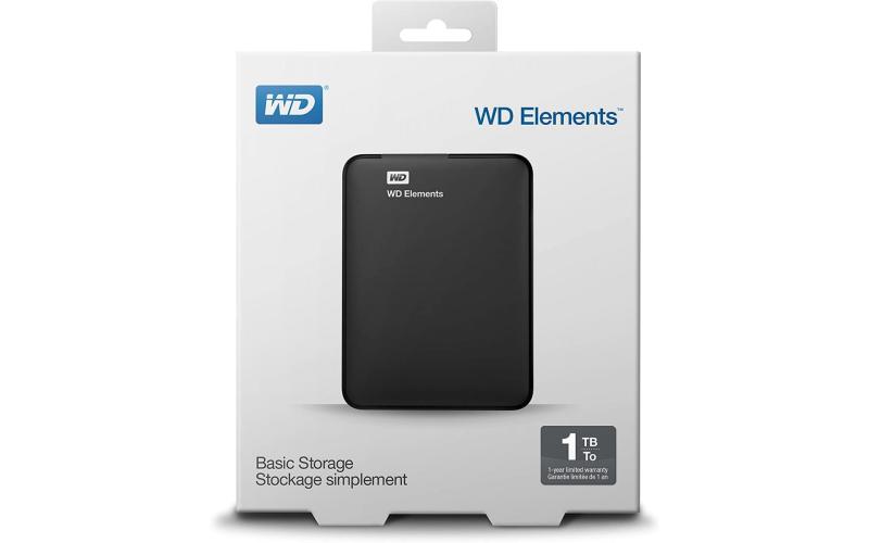 WD 1TB Elements Portable External Hard Drive - USB 3.0