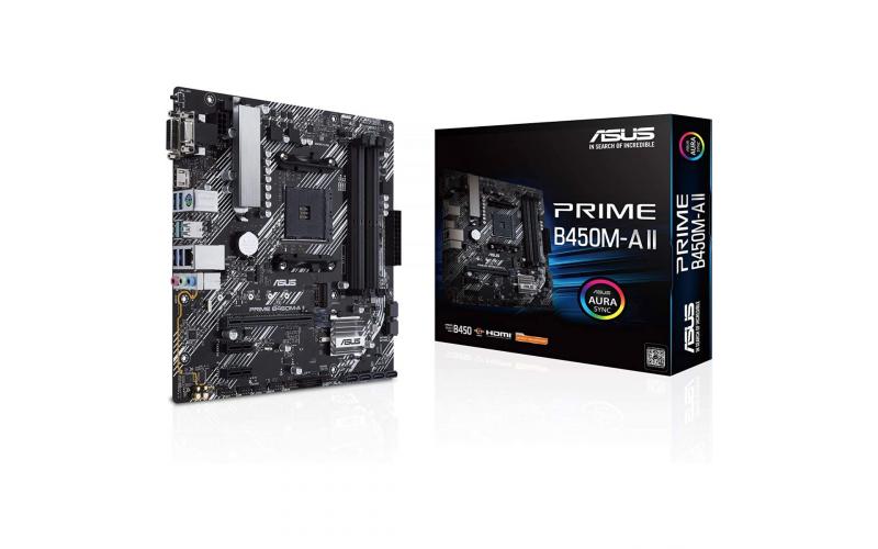 ASUS Prime B450M-A II AMD B450 Micro ATX AMD Motherboard