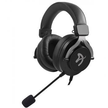 Arozzi Aria PU Leather Gaming Headset 3.5mm For PC & SP - Black