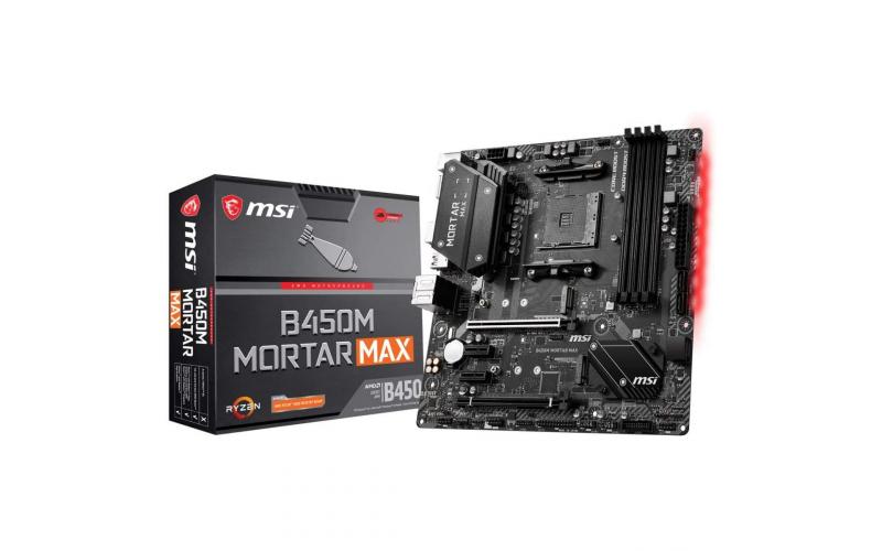 MSI B450M Mortar Max B450 DDR4 Micro ATX Motherboard
