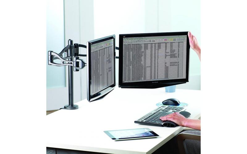 Fellowes Professional Depth Adjustable Dual Monitor Arm