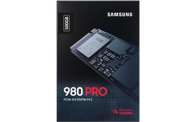 SAMSUNG 980 PRO 500GB PCIe NVMe Gen4 Internal Gaming SSD M.2