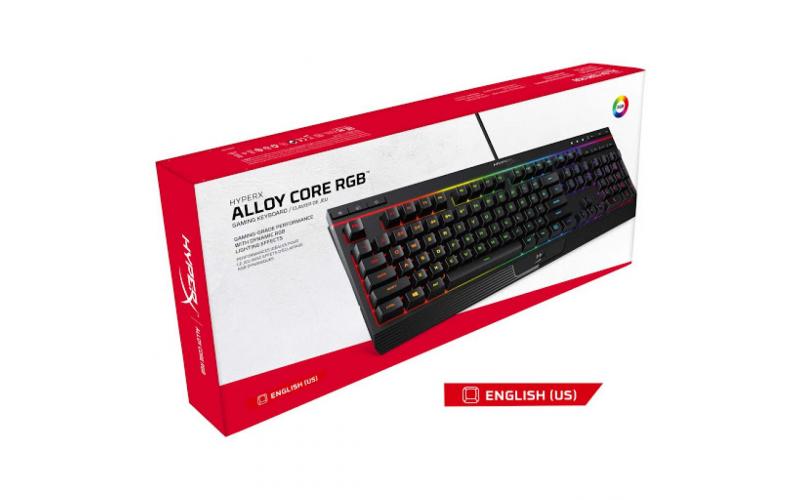 HyperX Alloy HX-KB5ME2-US Core RGB Membrane Gaming Keyboard