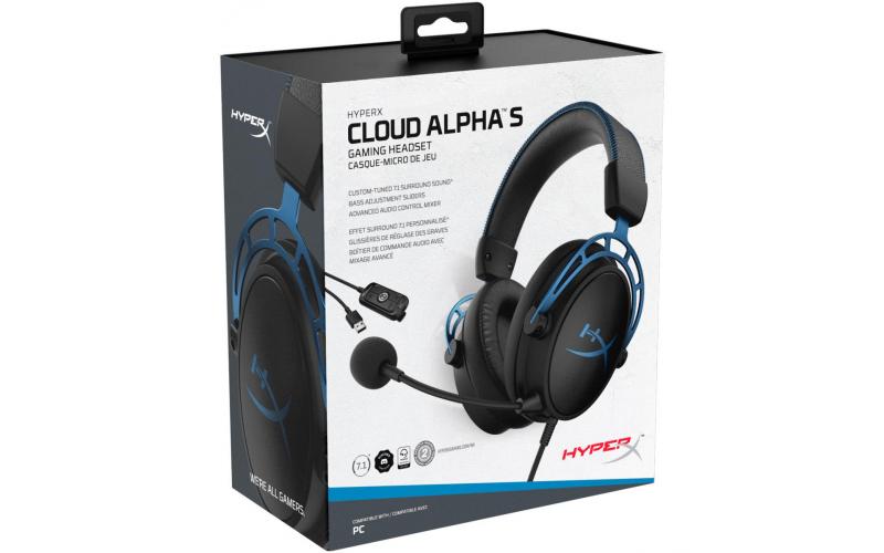 HyperX Cloud Alpha S 7.1 Virtual Surround Gaming Headset