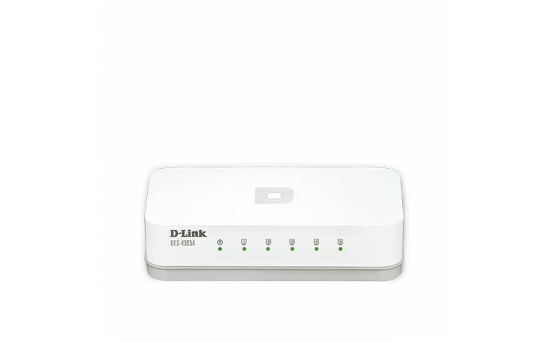 D-Link 5-Port Fast Ethernet Desktop Switch In Plastic Casing