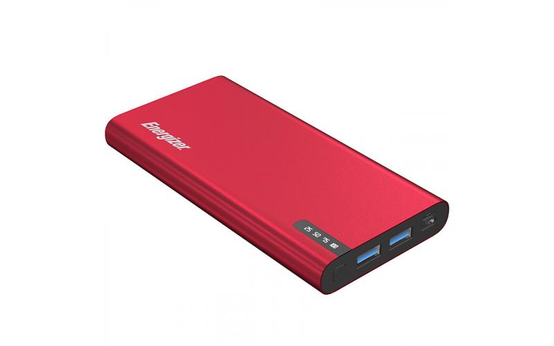Energizer UE10047PQ 10000mAh 18W Fast Charging Power Bank - Red