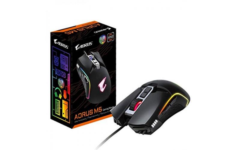 GIGABYTE AORUS M5 RGB 16000 dpi 16.7M Customizable Lighting Gaming Mouse