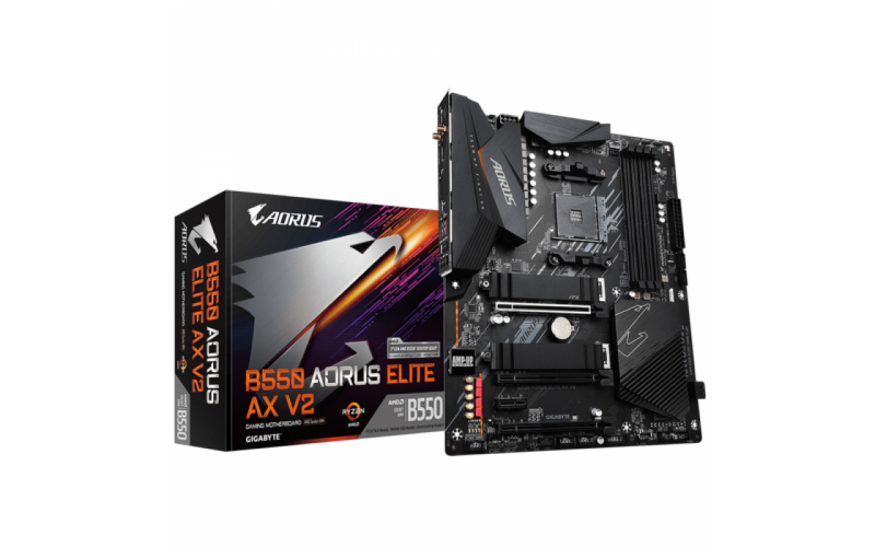 GIGABYTE B550 AORUS ELITE AX V2 Digital VRM Q-Flash Plus Gaming Motherboard